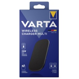 Varta 57906 101 111 Caricabatterie per dispositivi mobili Universale Nero USB Carica wireless Ricarica rapida Interno