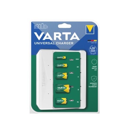 Varta Universal Charger carica batterie Batteria per uso domestico AC