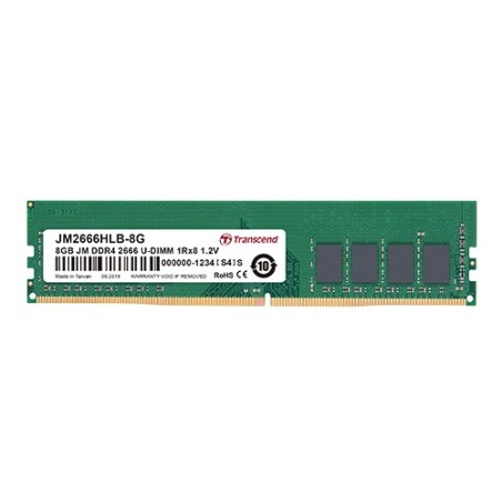 Transcend JetRam JM2666HLB-8G memoria 8 GB 1 x 8 GB DDR4 2666 MHz