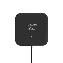 DICOTA D31949 replicatore di porte e docking station per laptop Cablato USB tipo-C Nero