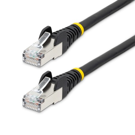 StarTech.com Cavo Ethernet CAT 6a - 1m - Nero - Cavo di rete LAN Low Smoke Zero Halogen (LSZH) - 10GbE 500MHz 100W PoE++ -