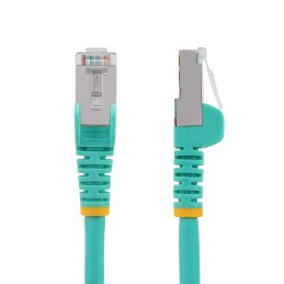 StarTech.com Cavo Ethernet CAT 6a - 2m - Acqua - Cavo di rete LAN Low Smoke Zero Halogen (LSZH) - 10GbE 500MHz 100W PoE++ -