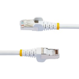 StarTech.com Cavo Ethernet CAT 6a - 7m - Bianco - Cavo di rete LAN Low Smoke Zero Halogen (LSZH) - 10GbE 500MHz 100W PoE++ -