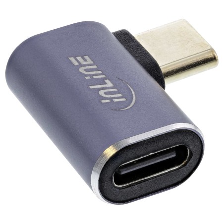 InLine USB4 Adapter, USB-C maschio femmina ad angolo destro sinistro