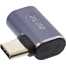 InLine USB4 Adapter, USB-C maschio femmina ad angolo destro sinistro