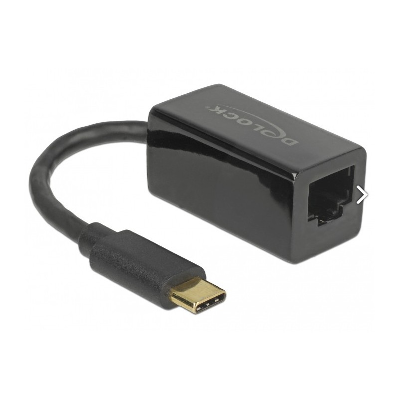 DeLOCK 65904 replicatore di porte e docking station per laptop USB tipo-C Nero