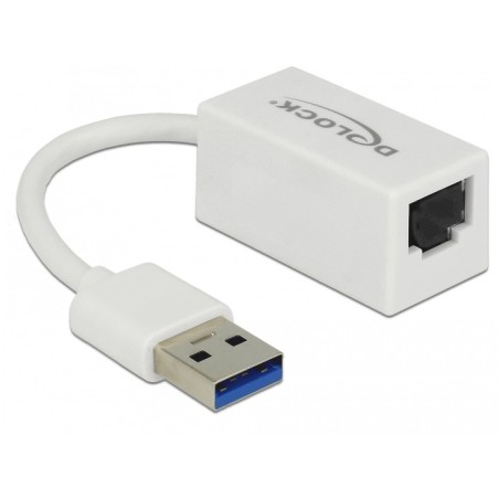 DeLOCK 65905 replicatore di porte e docking station per laptop USB tipo A Bianco