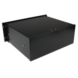 StarTech.com Cassetto archiviazione in acciaio 4U colore nero per rack 19'' e armadi