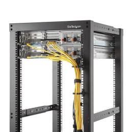 StarTech.com Gancio con anello a D per gestione cavi in server rack verticale 1U - 4,5 x 10 cm