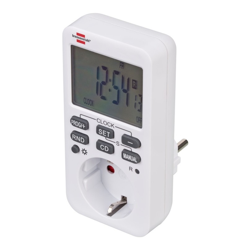 Brennenstuhl 1506320 timer elettrico Bianco Timer settimanale