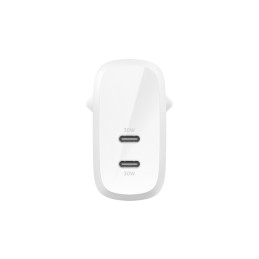 Belkin CARICABATTERIE DA PARETE DUAL 30W PORTA USB-C