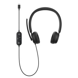 Microsoft Modern USB-C Headset Auricolare Cablato A Padiglione Ufficio USB tipo-C Nero