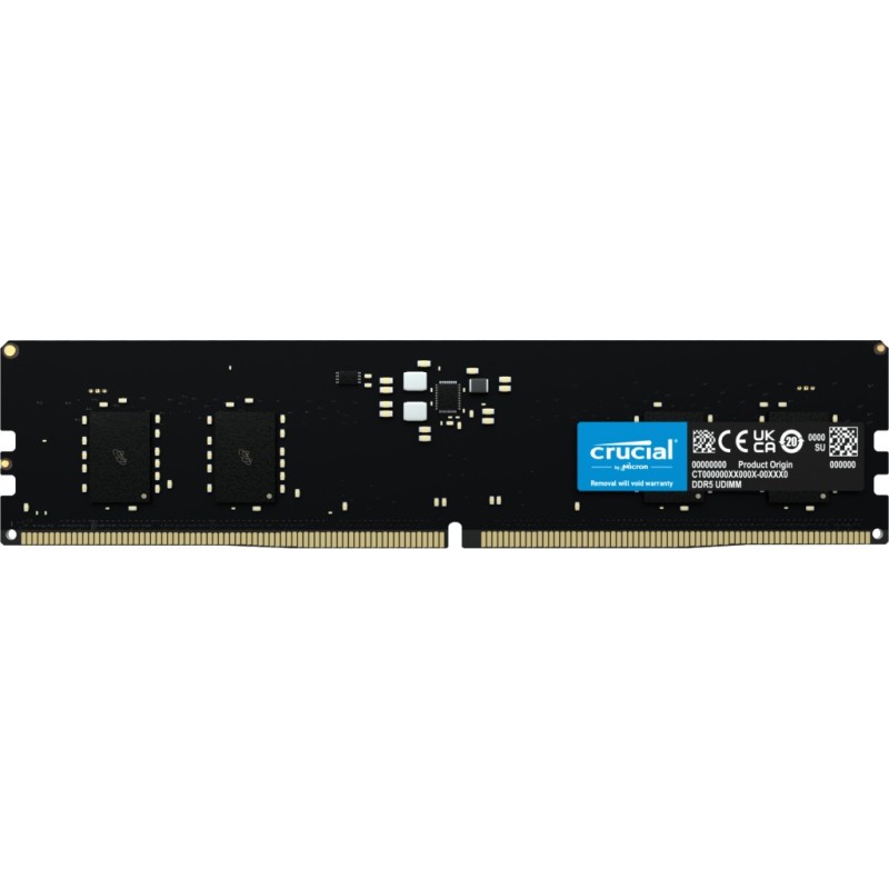 Crucial 8GB (1x8GB) DDR5-5600 CL46 RAM Arbeitsspeicher memoria 5600 MHz Data Integrity Check (verifica integrità dati) Crucial 8GB (1x8GB) DDR5-5600 CL46 RAM Arbeitsspeicher memoria 5600 MHz Data Integrity Check (verifica integrità dati)