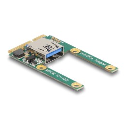 DeLOCK Mini PCIe I O 1 x USB 2.0 Tipo-A femmina versione intera   mezzo formato