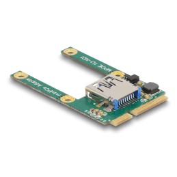 DeLOCK Mini PCIe I O 1 x USB 2.0 Tipo-A femmina versione intera   mezzo formato