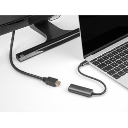 DeLOCK Adattatore USB Type-C per HDMI (DP Alt Mode) 8K con funzione HDR alluminio