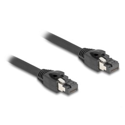 DeLOCK Cavo di rete RJ45 Cat.8.1 S FTP da 50 cm a 40 Gbps nero