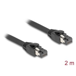 DeLOCK Cavo di rete RJ45 Cat.8.1 S FTP da 2 m a 40 Gbps nero