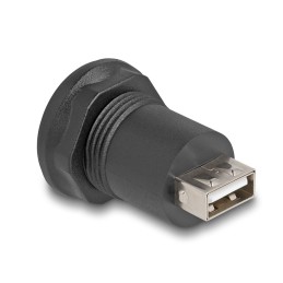 DeLOCK Connettore integrato da USB 2.0 Tipo Mini-B a USB 2.0 Tipo-A nero