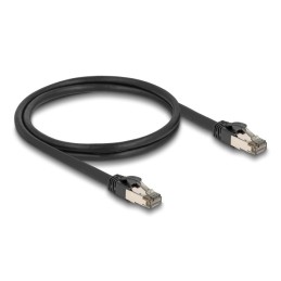 DeLOCK Cavo di rete RJ45 Cat.6A U FTP ultra-flessibile con rivestimento interno in metallo 1 m nero