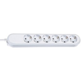 Bachmann SMART 6x Schuko H05VV-F 3G 1.50mm² 16A 3680W 5m prolunghe e multiple 6 presa(e) AC Bianco