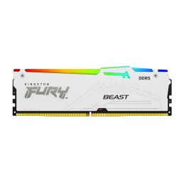 Kingston Technology FURY Beast 16 GB 5200 MT s DDR5 CL36 DIMM White RGB EXPO