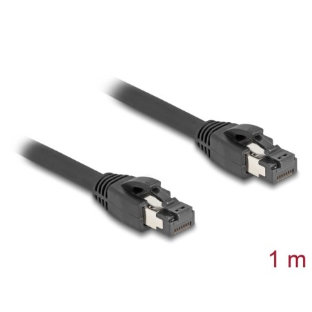 DeLOCK Cavo di rete RJ45 Cat.8.1 S FTP da 1 m a 40 Gbps nero