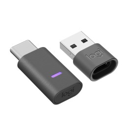 Logitech 981-001152 cuffia e auricolare Con cavo e senza cavo A Padiglione Ufficio USB tipo-C Bluetooth Grafite