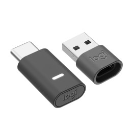 Logitech 981-001311 cuffia e auricolare Con cavo e senza cavo A Padiglione Ufficio USB tipo-C Bluetooth Grafite