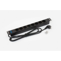 Triton RAB-PD-X02-A1 unità di distribuzione dell'energia (PDU) 8 presa(e) AC 1U Nero