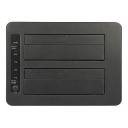 DeLOCK 63957 docking station per unità di archiviazione USB 3.2 Gen 2 (3.1 Gen 2) Type-C Nero