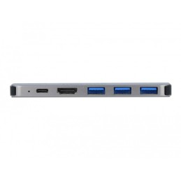 DeLOCK Docking Station per MacBook Dual HDMI 4K   PD   Hub