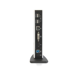 DeLOCK 87568 replicatore di porte e docking station per laptop Cablato Nero, Bianco