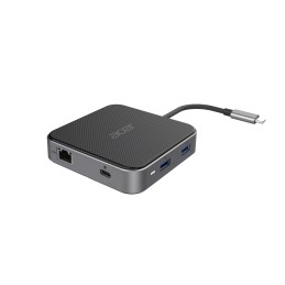 Acer 7-in-1 USB 4 Dongle Cablato USB4 Nero, Argento