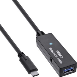 InLine Estensione attiva USB 3.2 Gen.1, da spina USB-C a presa USB-A, 5m