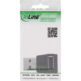 InLine Adattatore USB 3.2, da spina USB-A a presa interna USB-E