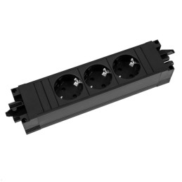 Bachmann 906.18818 prolunghe e multiple 3 presa(e) AC Interno Nero