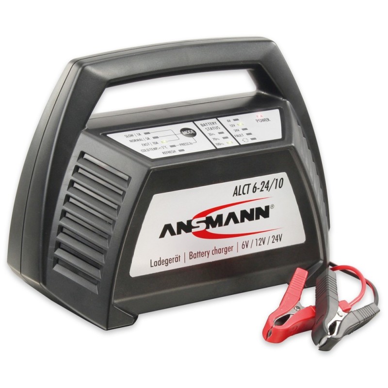 Ansmann ALCT6-24 10 6 12 24 V Nero