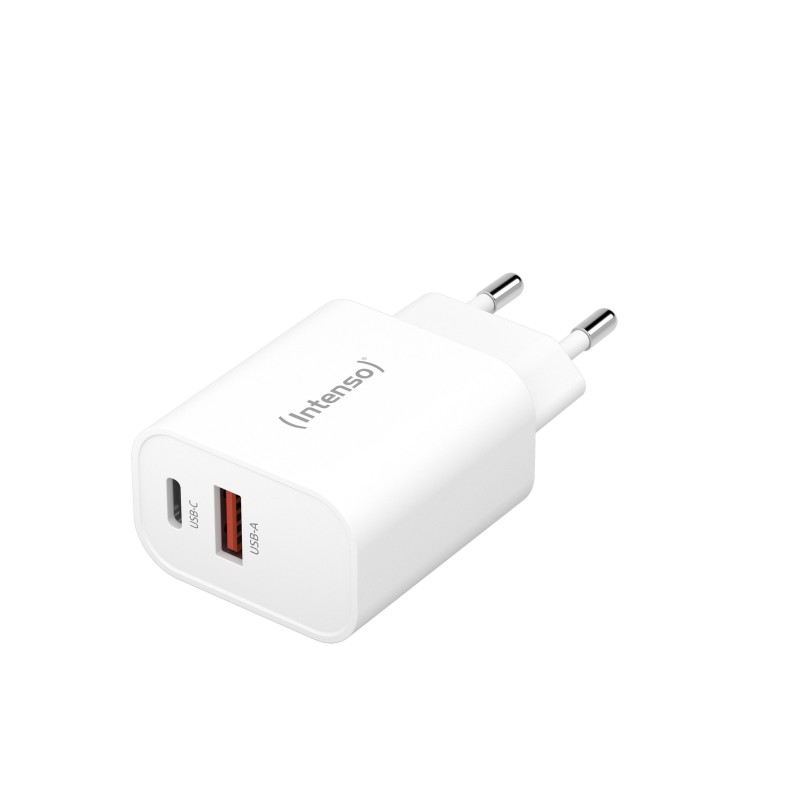 Intenso POWER ADAPTER USB-A USB-C 7803012 Universale Bianco AC Ricarica rapida Interno