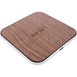 InLine Qi woodcharge, caricabatterie rapido wireless, 5 7,5 10W 15W, USB-C