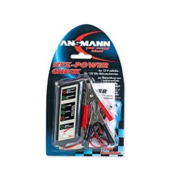 Ansmann Vehicle power check tester per batterie Nero