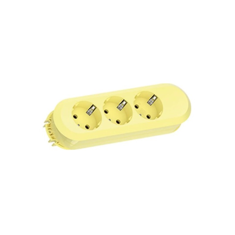 Bachmann 387.2704 prolunghe e multiple 1,5 m 3 presa(e) AC Interno Giallo