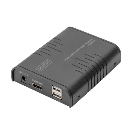 Digitus Ricevitore extender KVM HDMI IP, Full HD