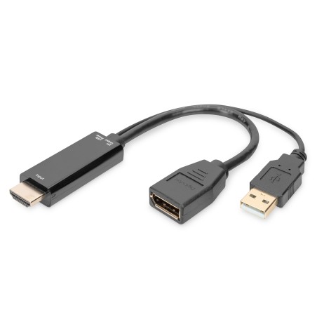 Digitus Adattatore HDMI da 4K- HDMI a DisplayPort