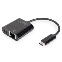 Digitus Adattatore Gigabit Ethernet USB Type-C™ con supporto Power Delivery