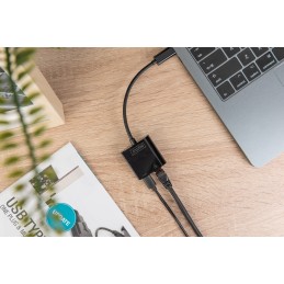 Digitus Adattatore Gigabit Ethernet USB Type-C™ con supporto Power Delivery