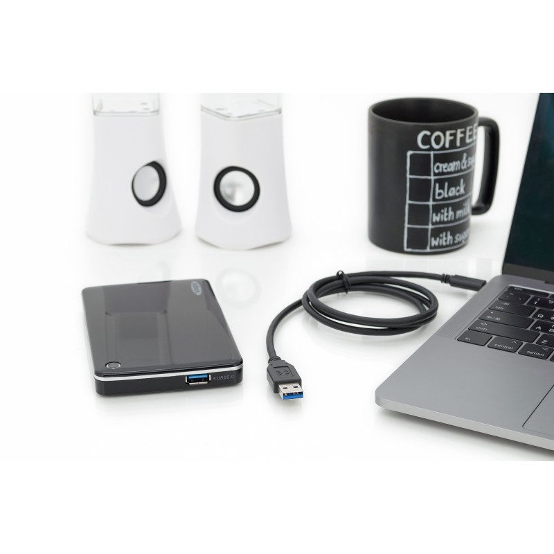 Digitus Cavo di collegamento Type-C USB, Gen2, Type-C su A