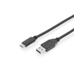 Digitus Cavo di collegamento Type-C USB, Gen2, Type-C su A