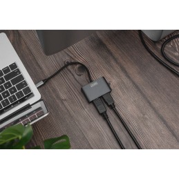 Digitus Adattatore grafico USB Type-C™ 4K 2in1 DisplayPort + HDMI