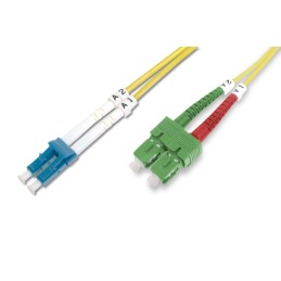 Digitus Patch monomodale fibra ottica K SC (APC) su LC (PC)